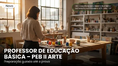Capa: PROFESSOR DE EDUCAÇÃO BÁSICA – PEB II ARTE