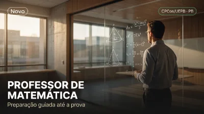 Capa: PROFESSOR DE MATEMÁTICA