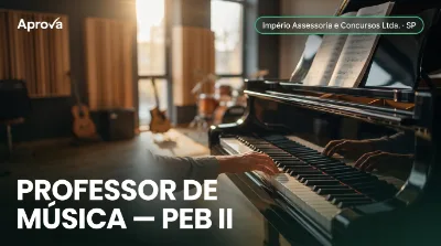 Capa: PROFESSOR DE MÚSICA – PEB II