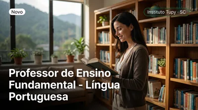 Capa: Professor de Ensino Fundamental - Língua Portuguesa