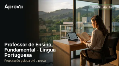Capa: Professor de Ensino Fundamental - Língua Portuguesa