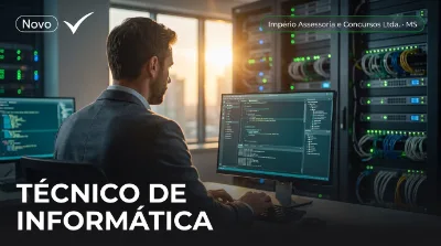 Capa: TÉCNICO DE INFORMÁTICA