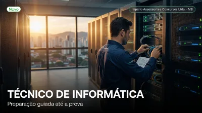 Capa: TÉCNICO DE INFORMÁTICA