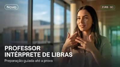 Capa: PROFESSOR INTÉRPRETE DE LIBRAS