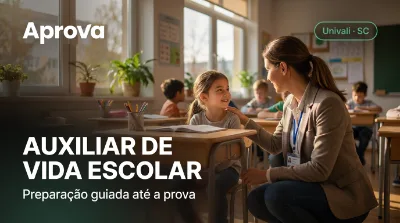 Capa: AUXILIAR DE VIDA ESCOLAR