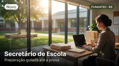 Capa: Secretário de Escola