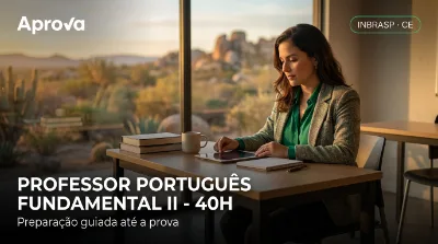 Capa: PROFESSOR PORTUGUÊS FUNDAMENTAL II - 40H