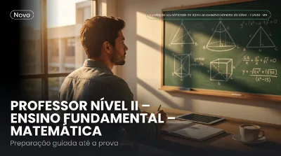 Capa: PROFESSOR NÍVEL II – ENSINO FUNDAMENTAL – MATEMÁTICA