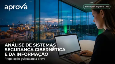 Capa: ANÁLISE DE SISTEMAS - SEGURANÇA CIBERNÉTICA E DA INFORMAÇÃO