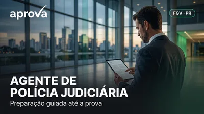 Capa: AGENTE DE POLÍCIA JUDICIÁRIA
