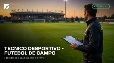 Capa: TÉCNICO DESPORTIVO - FUTEBOL DE CAMPO