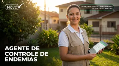 Capa: AGENTE DE CONTROLE DE ENDEMIAS