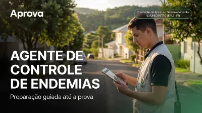Capa: AGENTE DE CONTROLE DE ENDEMIAS