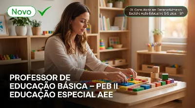 Capa: PROFESSOR DE EDUCAÇÃO BÁSICA – PEB II EDUCAÇÃO ESPECIAL AEE