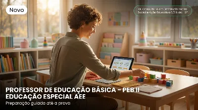 Capa: PROFESSOR DE EDUCAÇÃO BÁSICA – PEB II EDUCAÇÃO ESPECIAL AEE