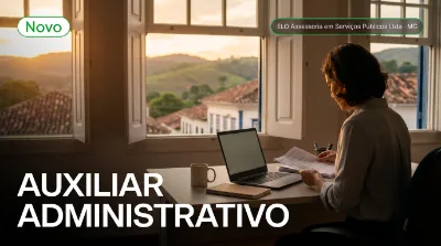 Capa: AUXILIAR ADMINISTRATIVO