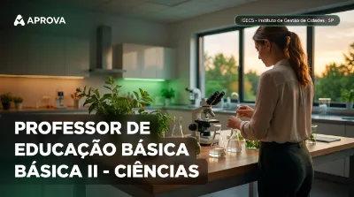 Capa: PROFESSOR DE EDUCAÇÃO BÁSICA II - CIÊNCIAS