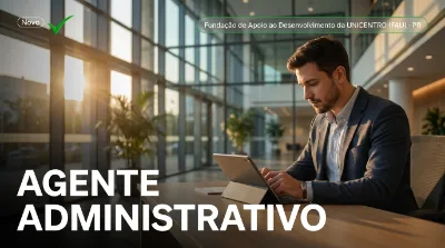 Capa: AGENTE ADMINISTRATIVO