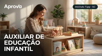 Capa: AUXILIAR DE EDUCAÇÃO INFANTIL