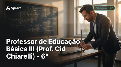 Capa: Professor de Educação Básica III (Prof. Cid Chiarelli) - 6º ano da Educação Básica ao Ensino Médio - Física
