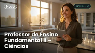 Capa: Professor de Ensino Fundamental II – Ciências