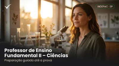 Capa: Professor de Ensino Fundamental II – Ciências