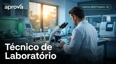 Capa: Técnico de Laboratório