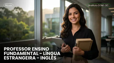 Capa: PROFESSOR ENSINO FUNDAMENTAL – LÍNGUA ESTRANGEIRA – INGLÊS