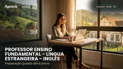 Capa: PROFESSOR ENSINO FUNDAMENTAL – LÍNGUA ESTRANGEIRA – INGLÊS