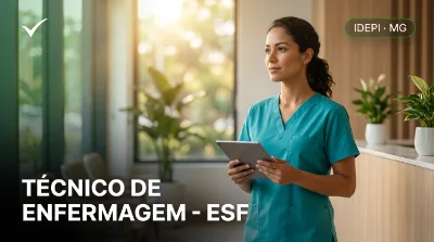 Capa: TÉCNICO DE ENFERMAGEM - ESF