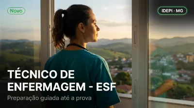 Capa: TÉCNICO DE ENFERMAGEM - ESF