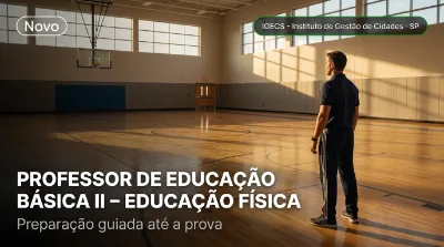 Capa: PROFESSOR DE EDUCAÇÃO BÁSICA II - EDUCAÇÃO FÍSICA