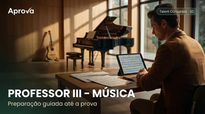 Capa: PROFESSOR III – MÚSICA