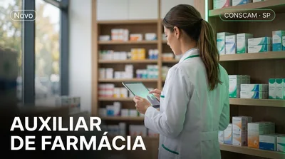 Capa: AUXILIAR DE FARMÁCIA
