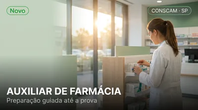 Capa: AUXILIAR DE FARMÁCIA