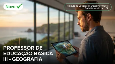 Capa: PROFESSOR DE EDUCAÇÃO BÁSICA III - GEOGRAFIA