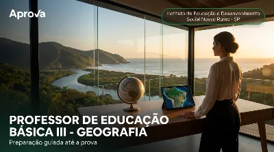 Capa: PROFESSOR DE EDUCAÇÃO BÁSICA III - GEOGRAFIA