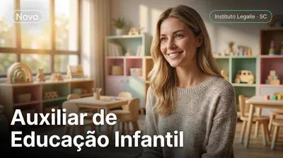 Capa: Auxiliar de Educação Infantil