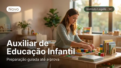 Capa: Auxiliar de Educação Infantil