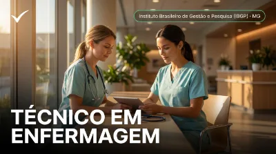 Capa: TÉCNICO EM ENFERMAGEM