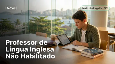 Capa: Professor de Língua Inglesa Não Habilitado