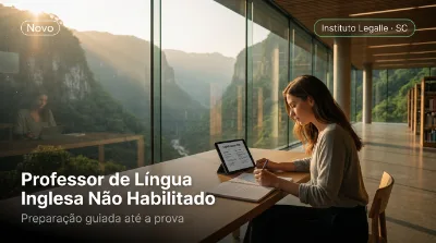 Capa: Professor de Língua Inglesa Não Habilitado