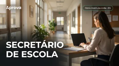 Capa: SECRETÁRIO DE ESCOLA