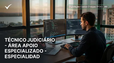 Capa: TÉCNICO JUDICIÁRIO - ÁREA APOIO ESPECIALIZADO - ESPECIALIDADE TECNOLOGIA DA INFORMAÇÃO