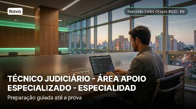 Capa: TÉCNICO JUDICIÁRIO - ÁREA APOIO ESPECIALIZADO - ESPECIALIDADE TECNOLOGIA DA INFORMAÇÃO