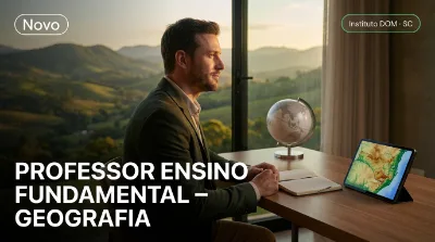 Capa: PROFESSOR ENSINO FUNDAMENTAL – GEOGRAFIA