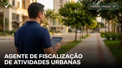 Capa: AGENTE DE FISCALIZAÇÃO DE ATIVIDADES URBANAS