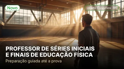 Capa: PROFESSOR DE SÉRIES INICIAIS E FINAIS DE EDUCAÇÃO FÍSICA