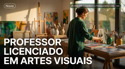 Capa: PROFESSOR LICENCIADO EM ARTES VISUAIS
