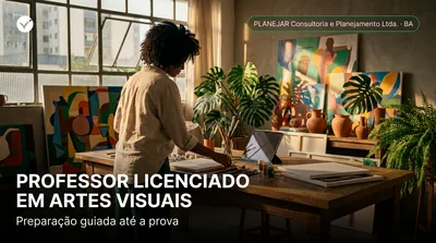 Capa: PROFESSOR LICENCIADO EM ARTES VISUAIS